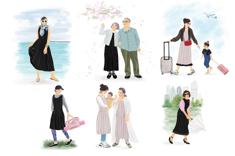 ファッションブランドのイラスト制作